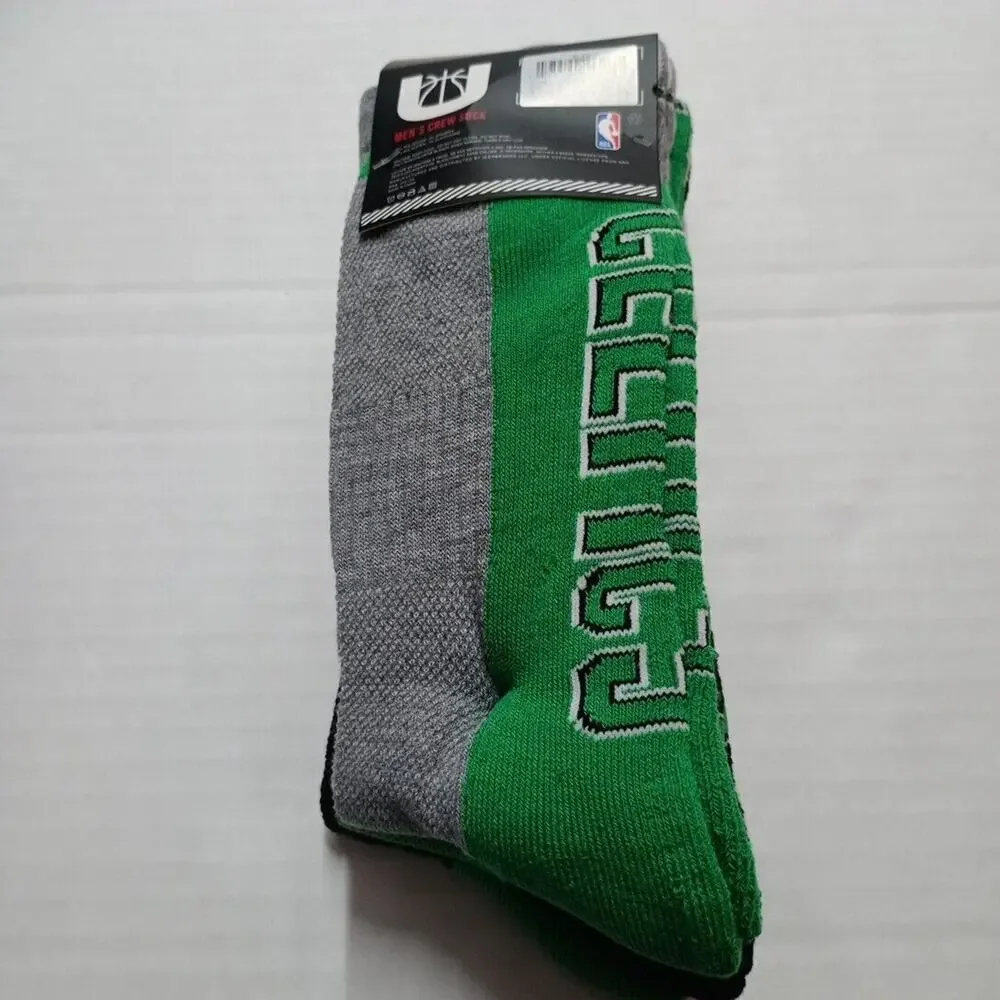 Boston Celtics Official NBA Licensed Apparel Ultra Crew Socks 3‎ Pair Size 6-12